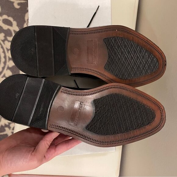 NIB Men's Vintage Wingtip Oxford Dress Shoes Dark Brown - US 7.5 - Picture 9 of 10